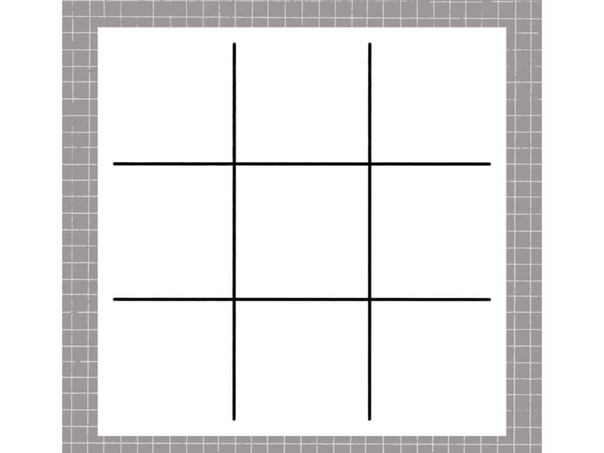 Summer Tic Tac Toe Childhood Magic