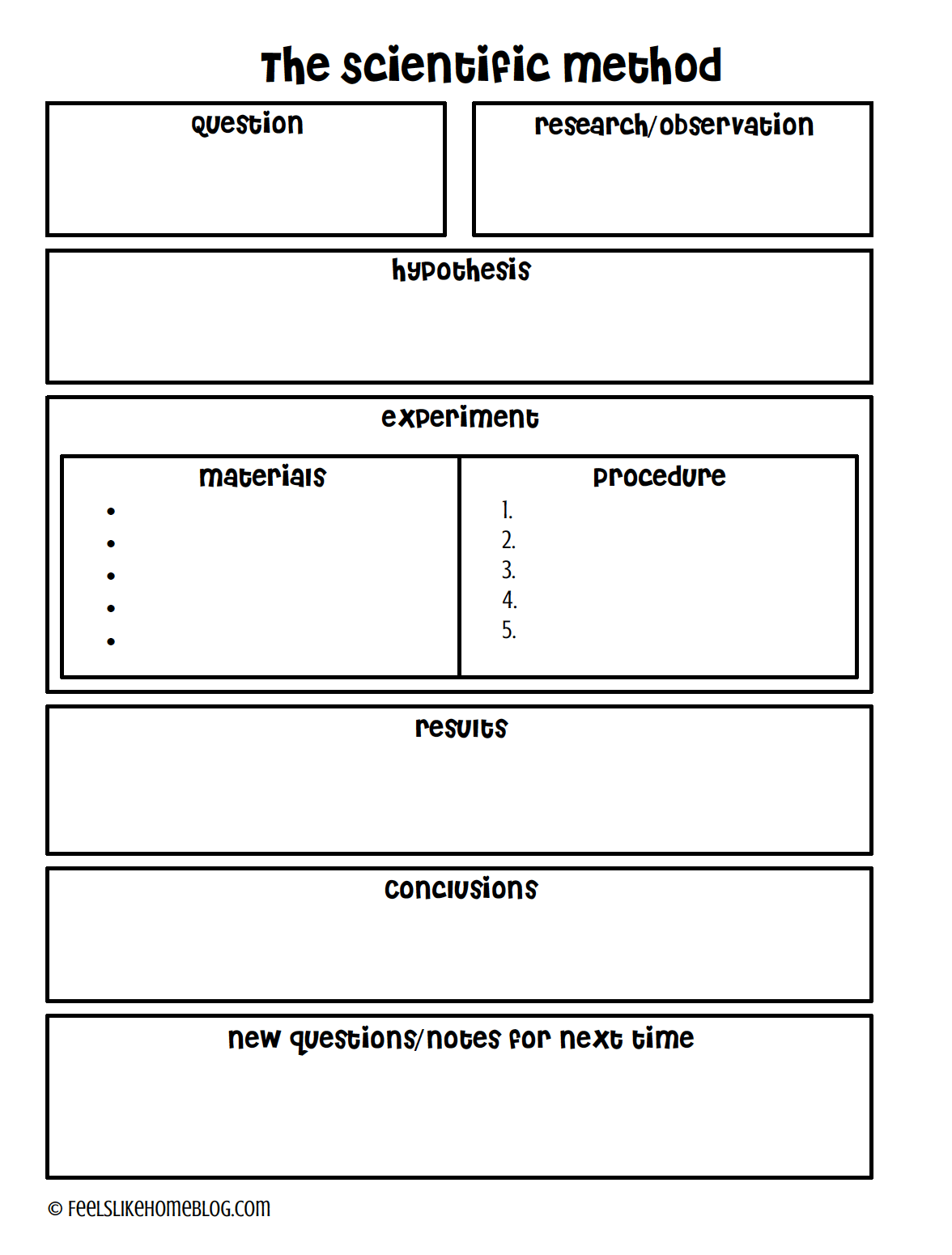 6Th Grade Science Printable Worksheets