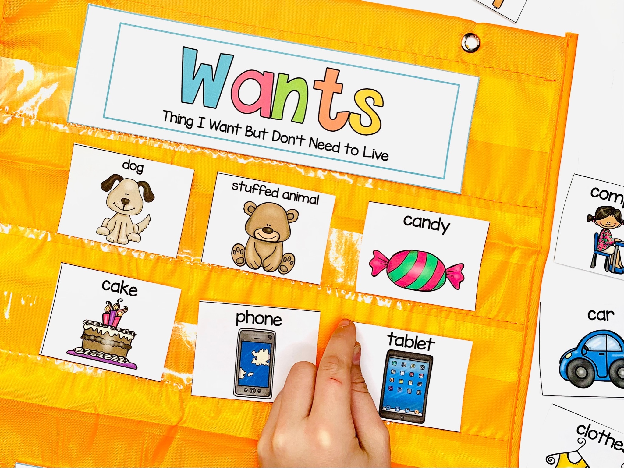 Teaching Wants Vs Needs Activities Resources