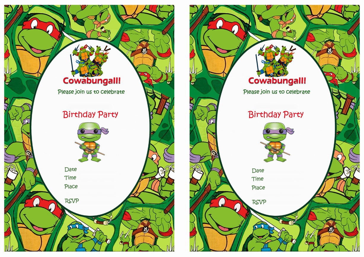 Teenage Mutant Ninja Turtles Printables