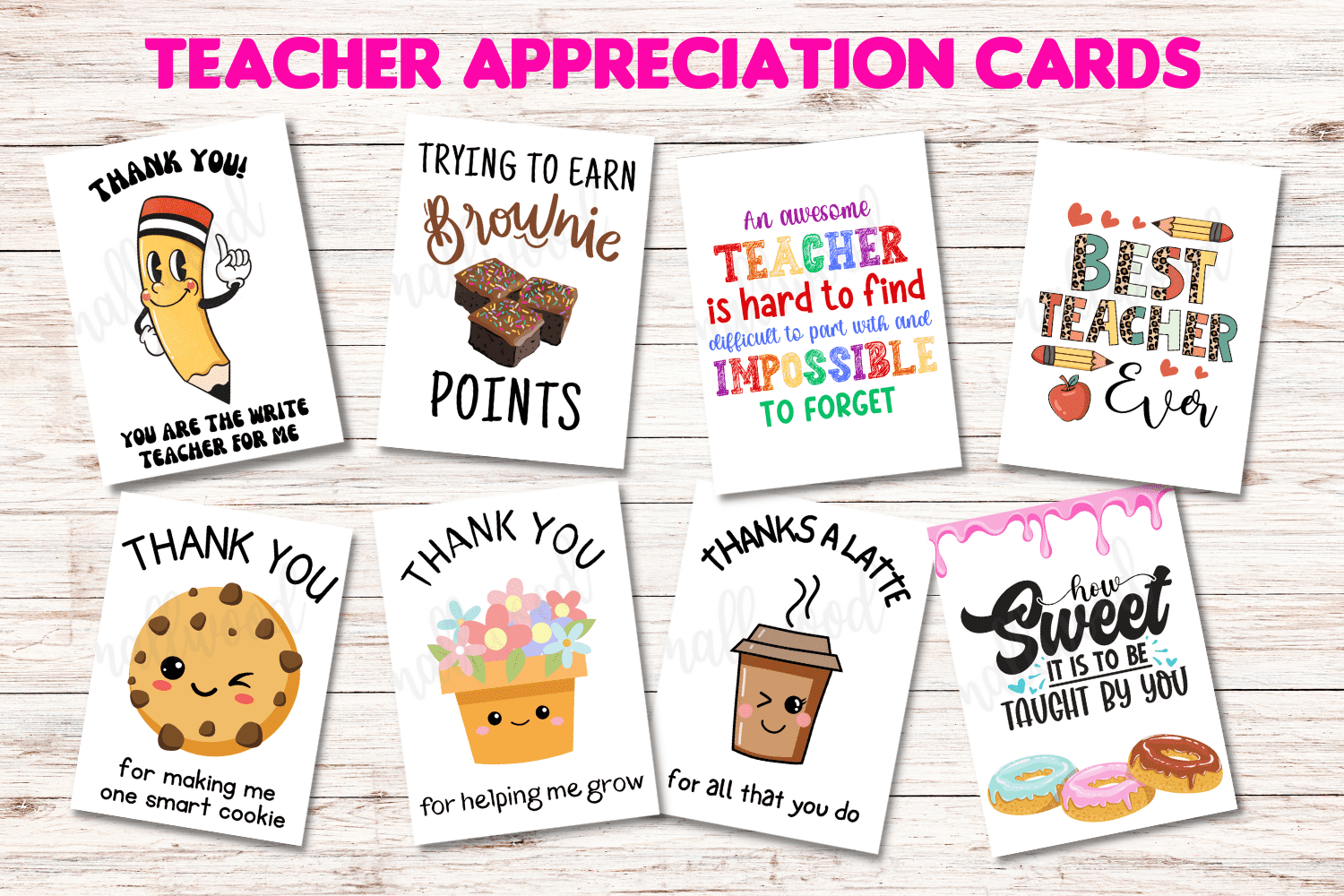 Printable Thank You Cards For Students