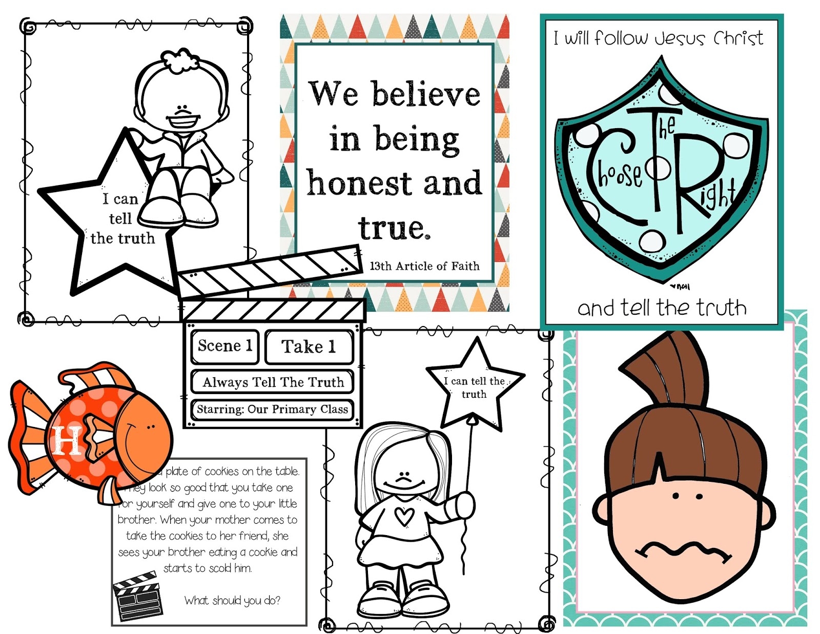 The Cozy Red Cottage Always Tell The Truth Lesson 34 Primary 2 Free Lesson Helps