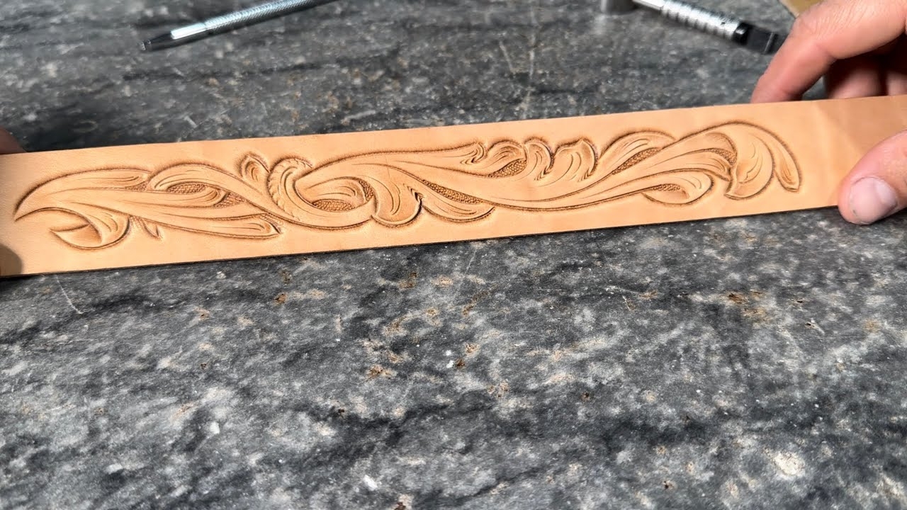 Tooling Belt Pattern 1 Leather Tooling Pattern Book Volume 1 YouTube