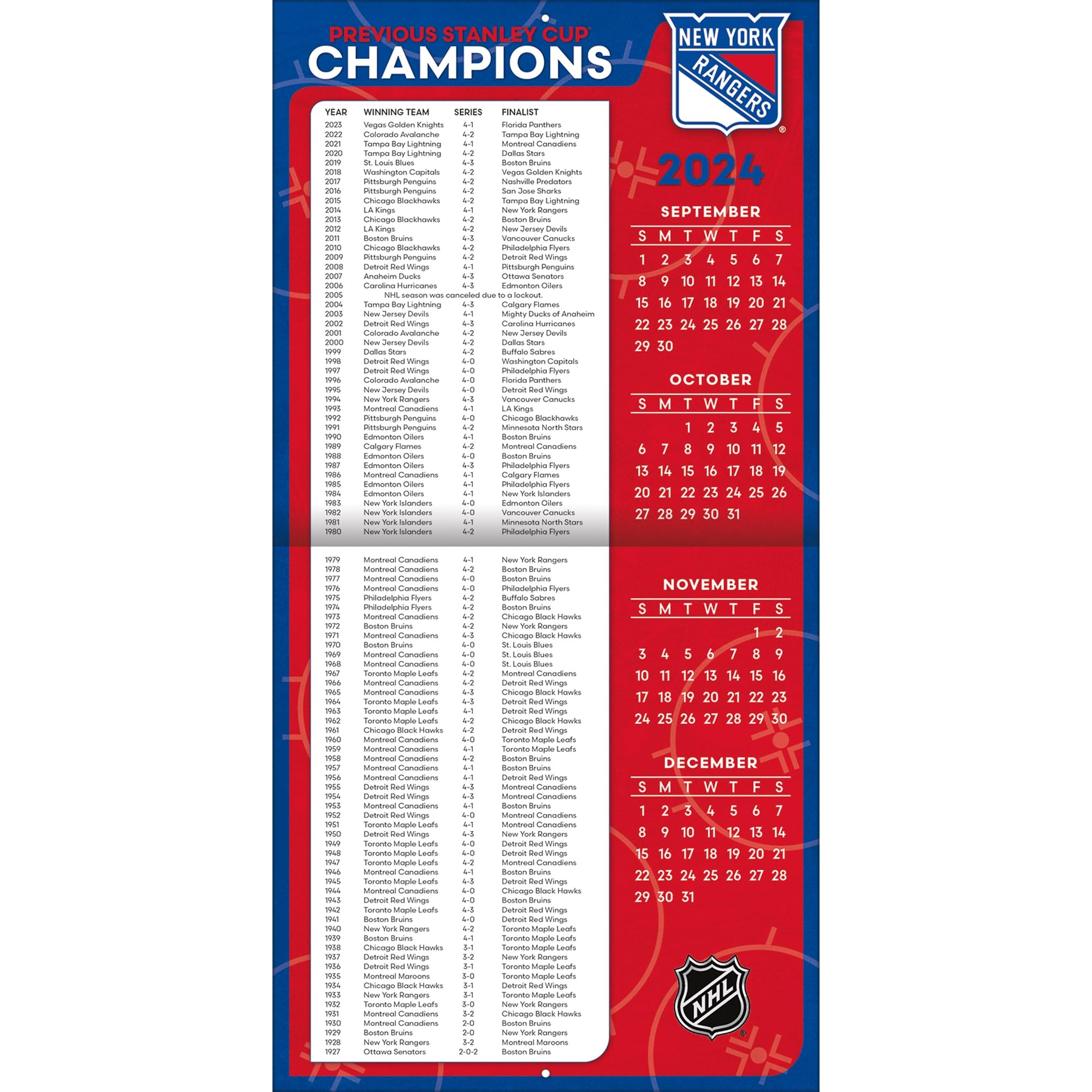 TURNER SPORTS New York Rangers 2025 12x12 Team Wall Calendar 25998011949 Turner Licensing Amazon co uk Stationery Office Supplies