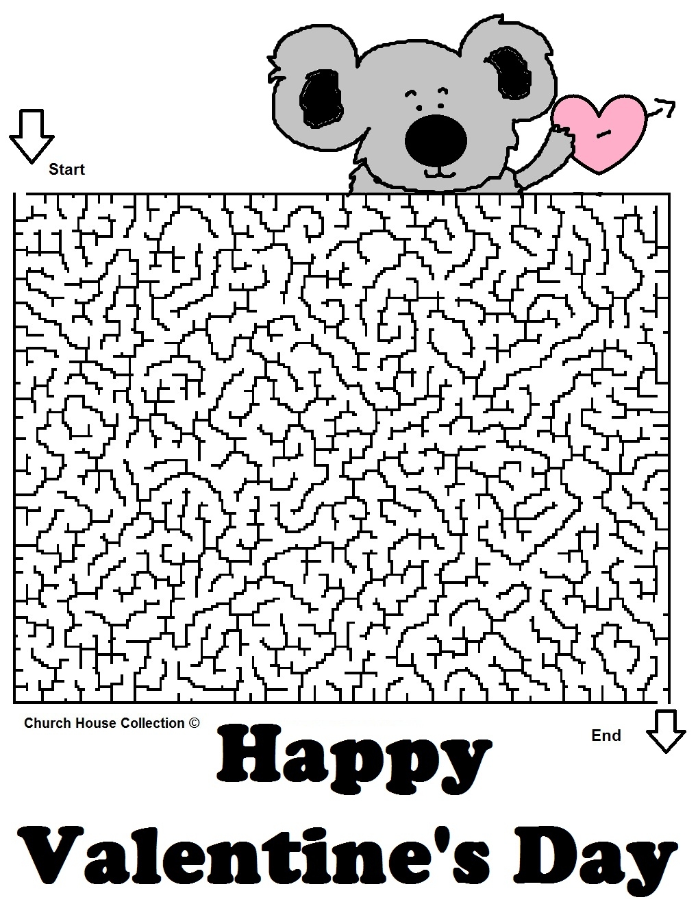 Valentine s Day Mazes For School