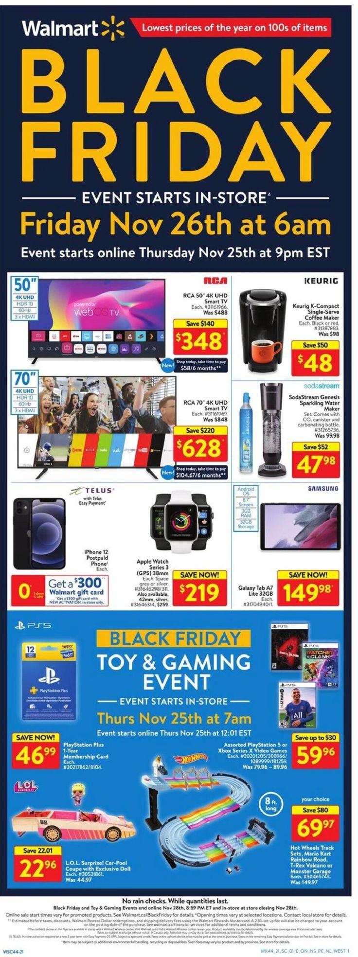 Walmart Black Friday Flyer Deals 2025 Canada