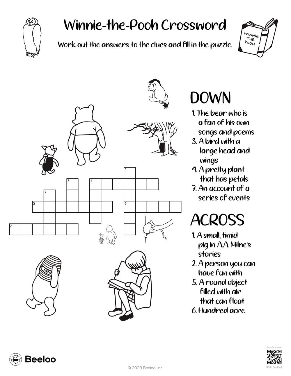 Winnie The Pooh Printable Worksheets