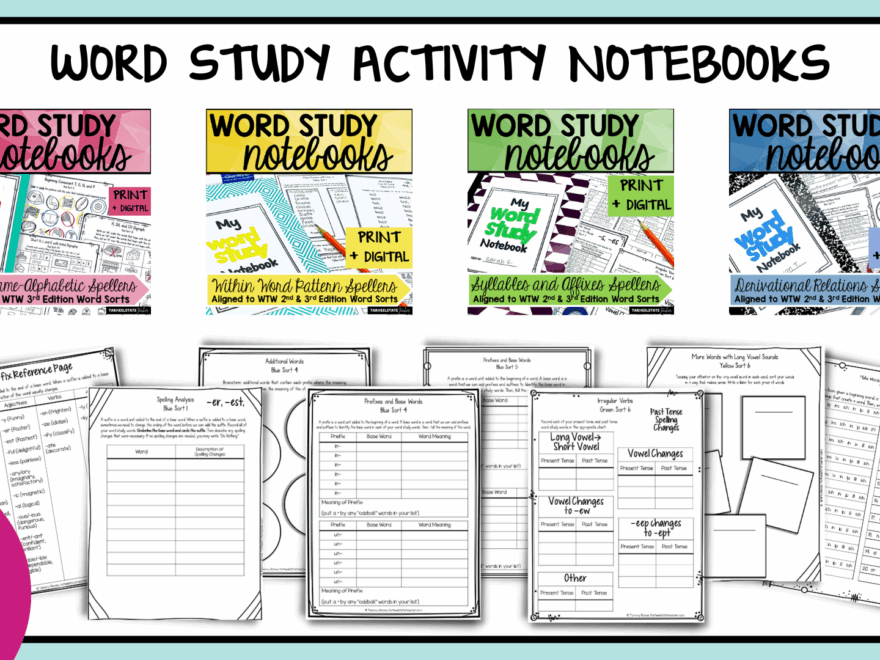 Words Their Way Free Resources For Word Study Tarheelstate Teacher