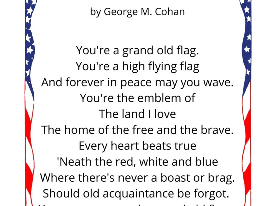 You re A GRAND OLD FLAG Wall Art Framed Or Unframed 8x10 Color Art Print For Home Decor Or Gift Teacher Veteran Men Or Women Etsy
