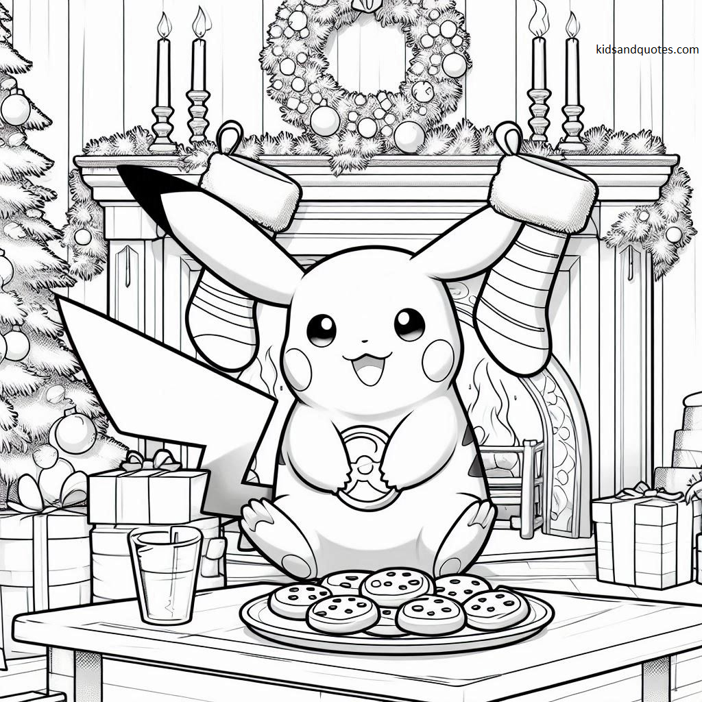 11 Pokemon Christmas Coloring Pages free Printables Kids Quotes Quotes Jokes Riddles For Happy And Kind Children 
