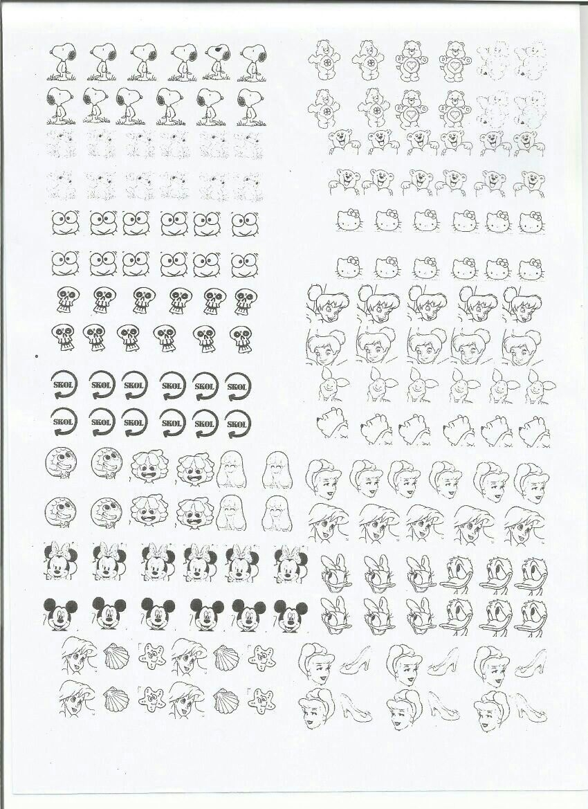 12 Nail Art Practice Sheets Ideas Printable Nail Art Practice Sheet Printable Nail Art Nail Art