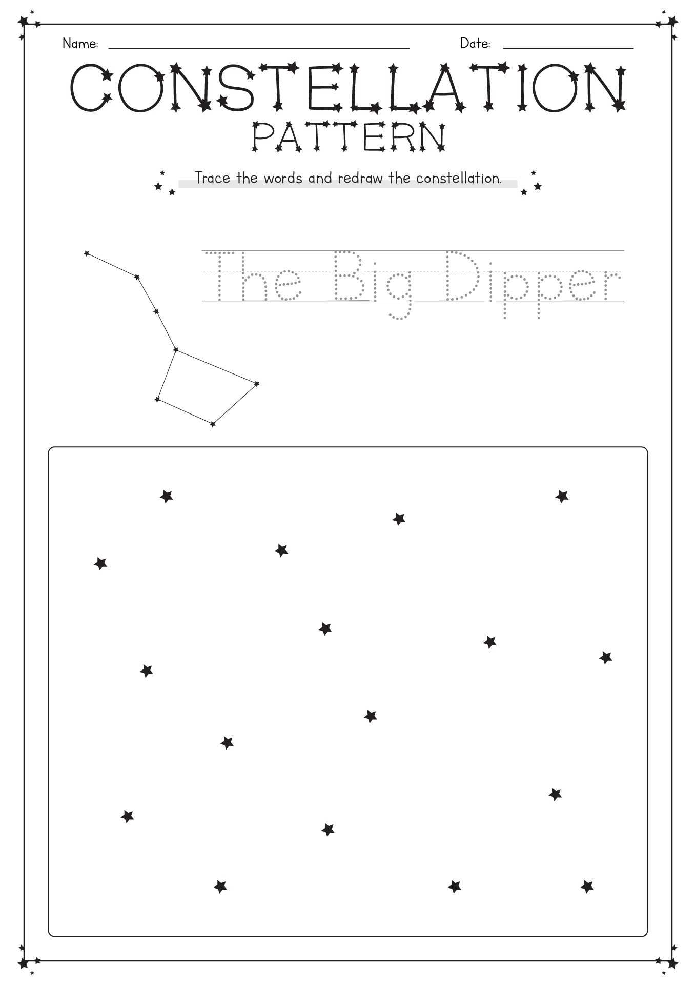 15 Constellation Connect The Dots Worksheet Free PDF At Worksheeto