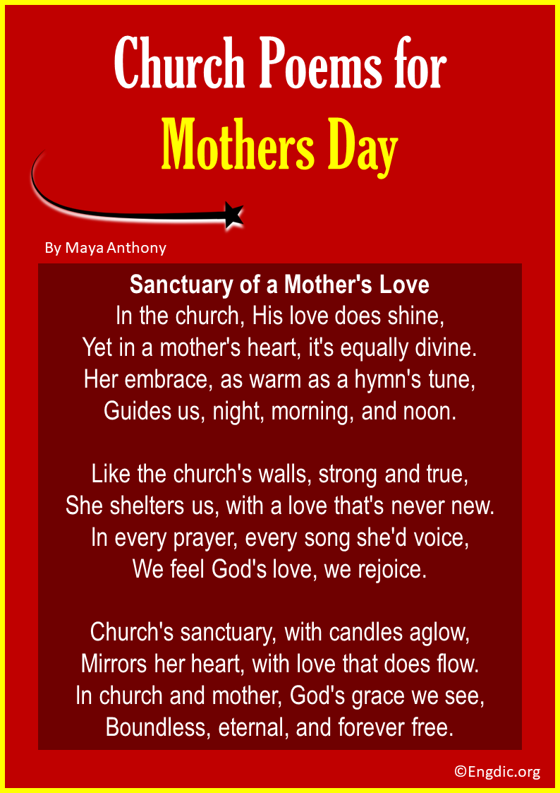 20 Christian Mothers Day Poems Short Loving Inspirational EngDic Worksheets Library