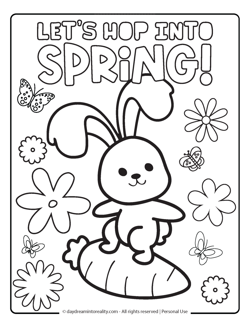 Free Printable Spring Coloring Pages