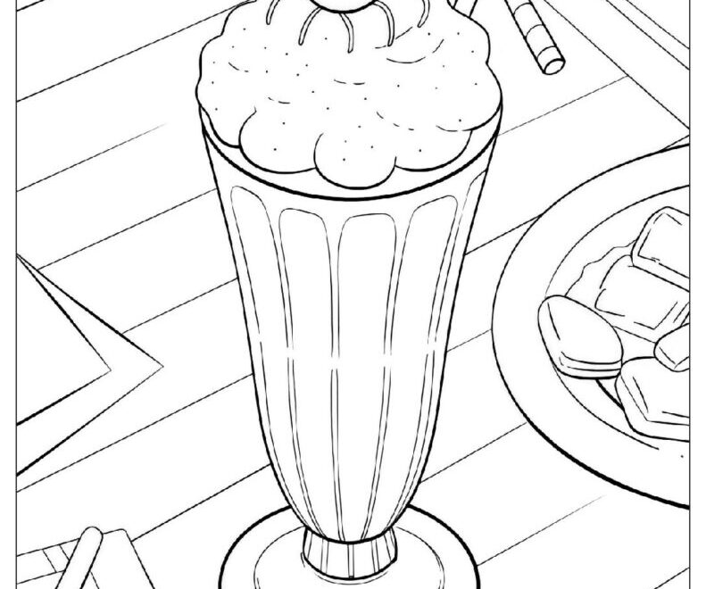 400 Food Coloring Pages Free PDF To Print Woo Coloring