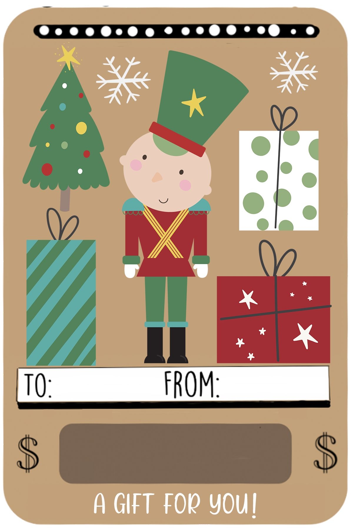 50 Free Printable Christmas Money Cards Free Money Holders
