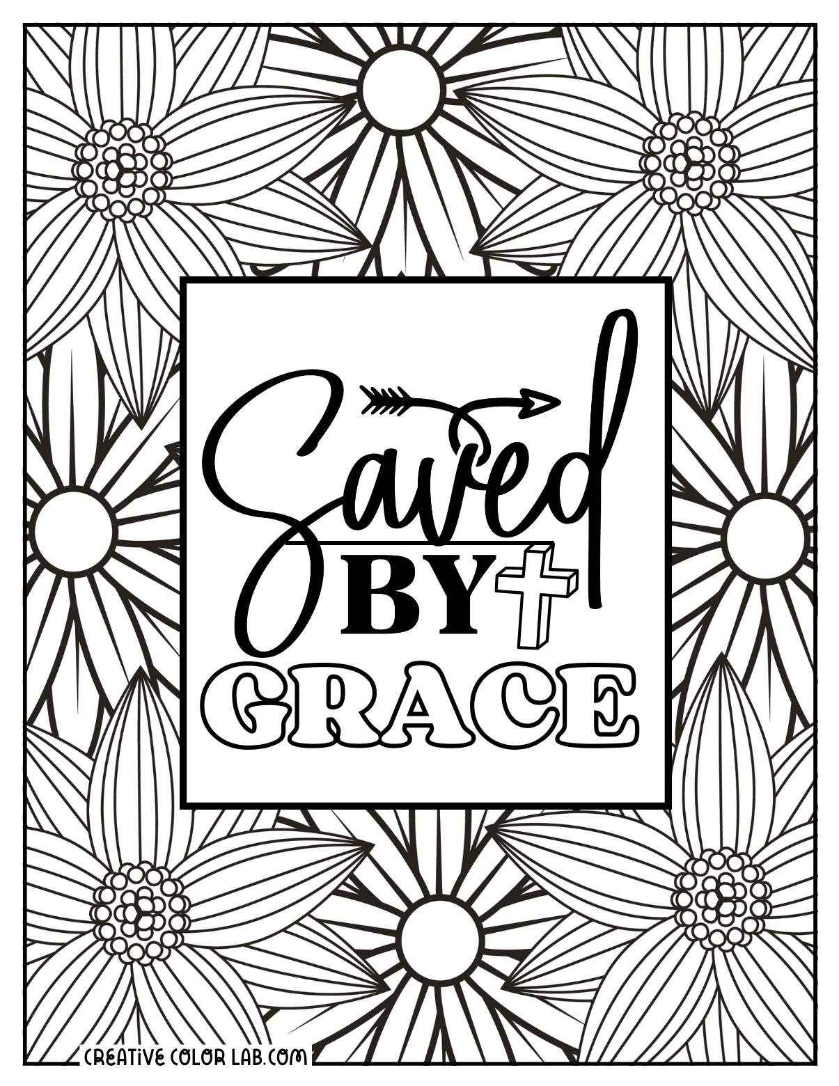 Free Printable Scripture Coloring Pages For Adults