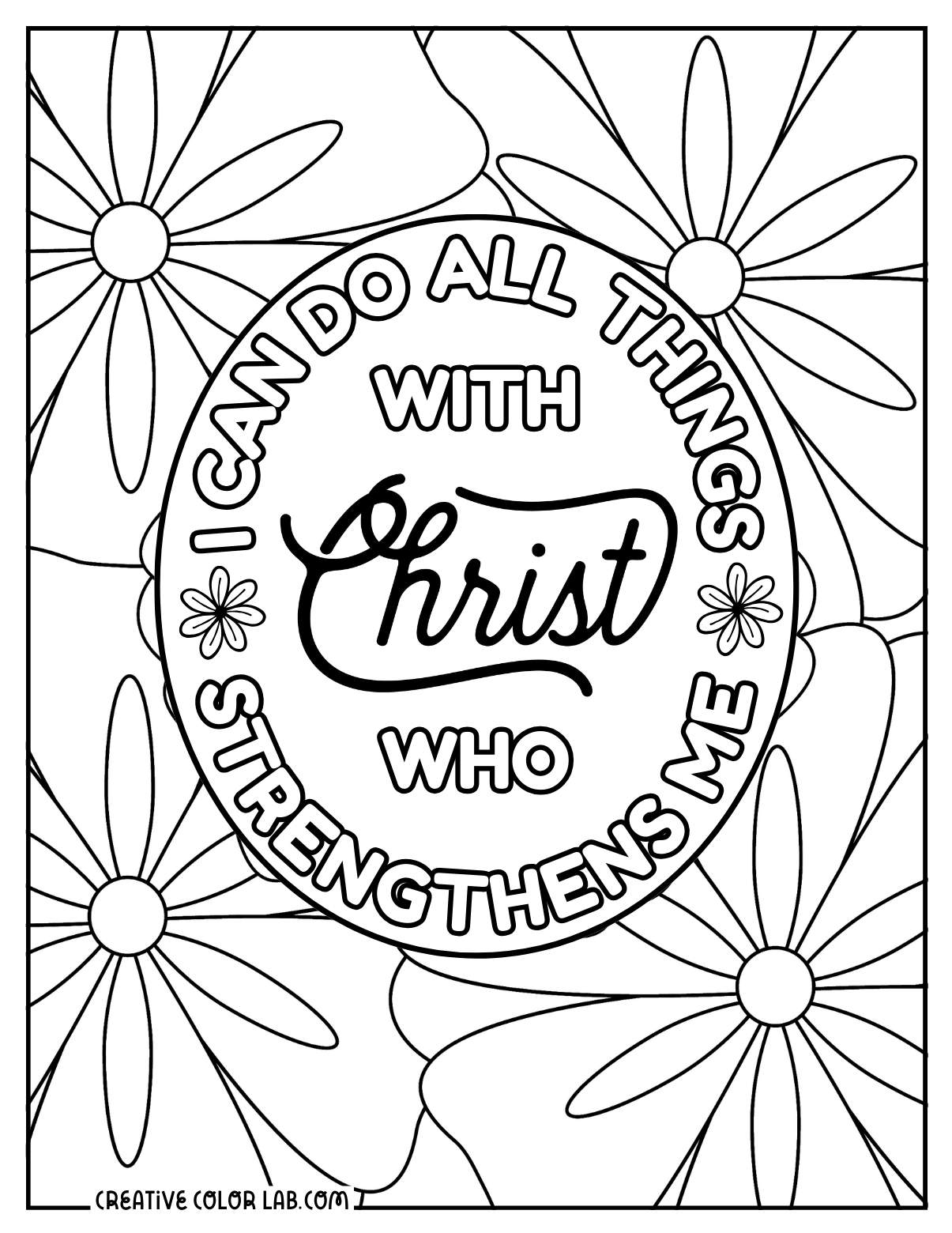 Christian Coloring Pages Free Printable