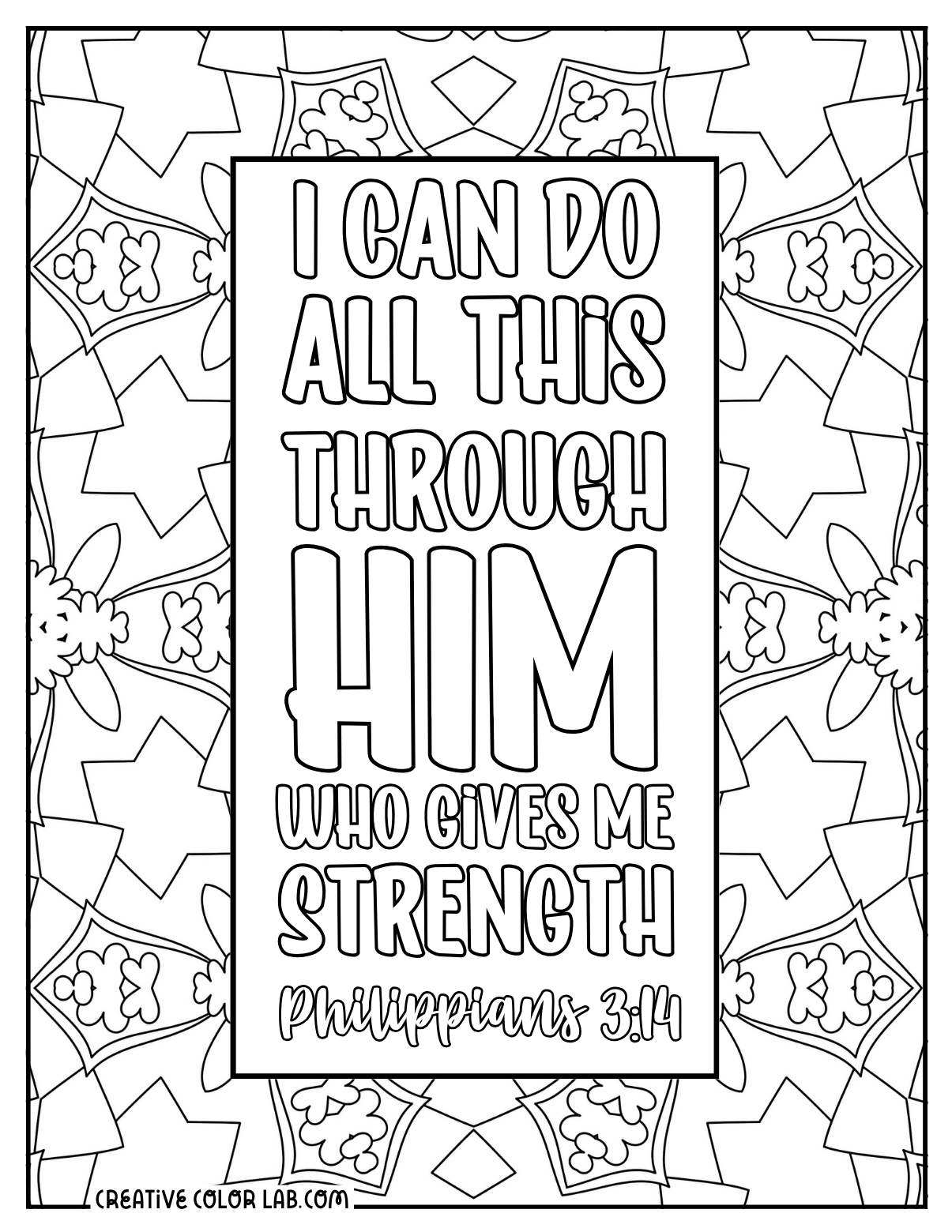 Free Printable Coloring Pages For Adults Bible Verses