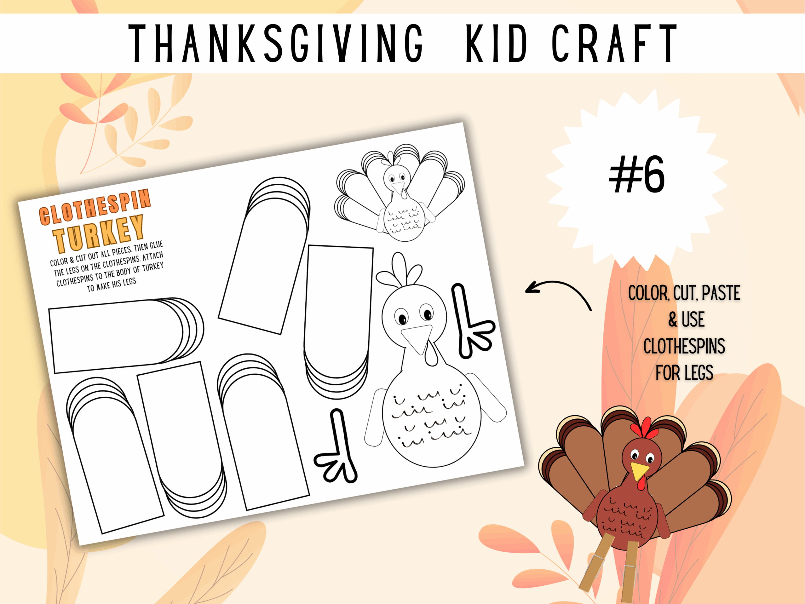 7 Fun Thanksgiving Crafts For Kids The Character Corner
