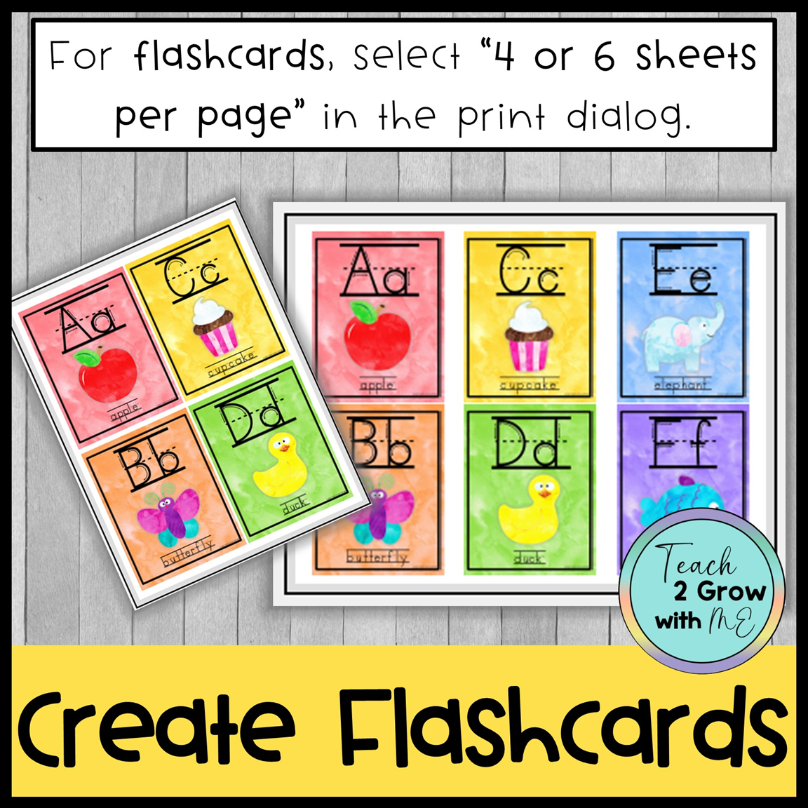 Alphabet Posters Rainbow Watercolor Classroom Decor Made By Teachers