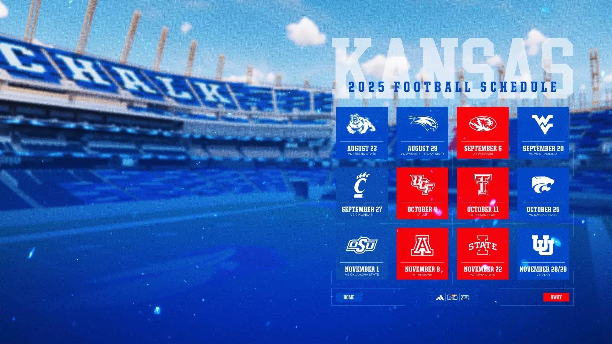 Back In The Booth Kansas Football 2025 Schedule Announced University Of Kansas