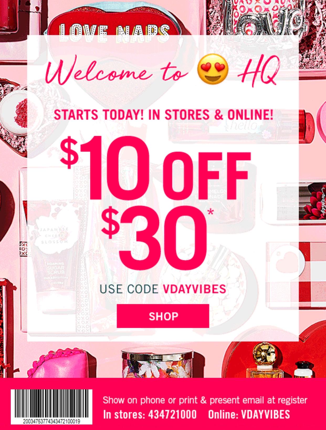 Bath Body Works 10 OFF 30 PURCHASE Mojosavings