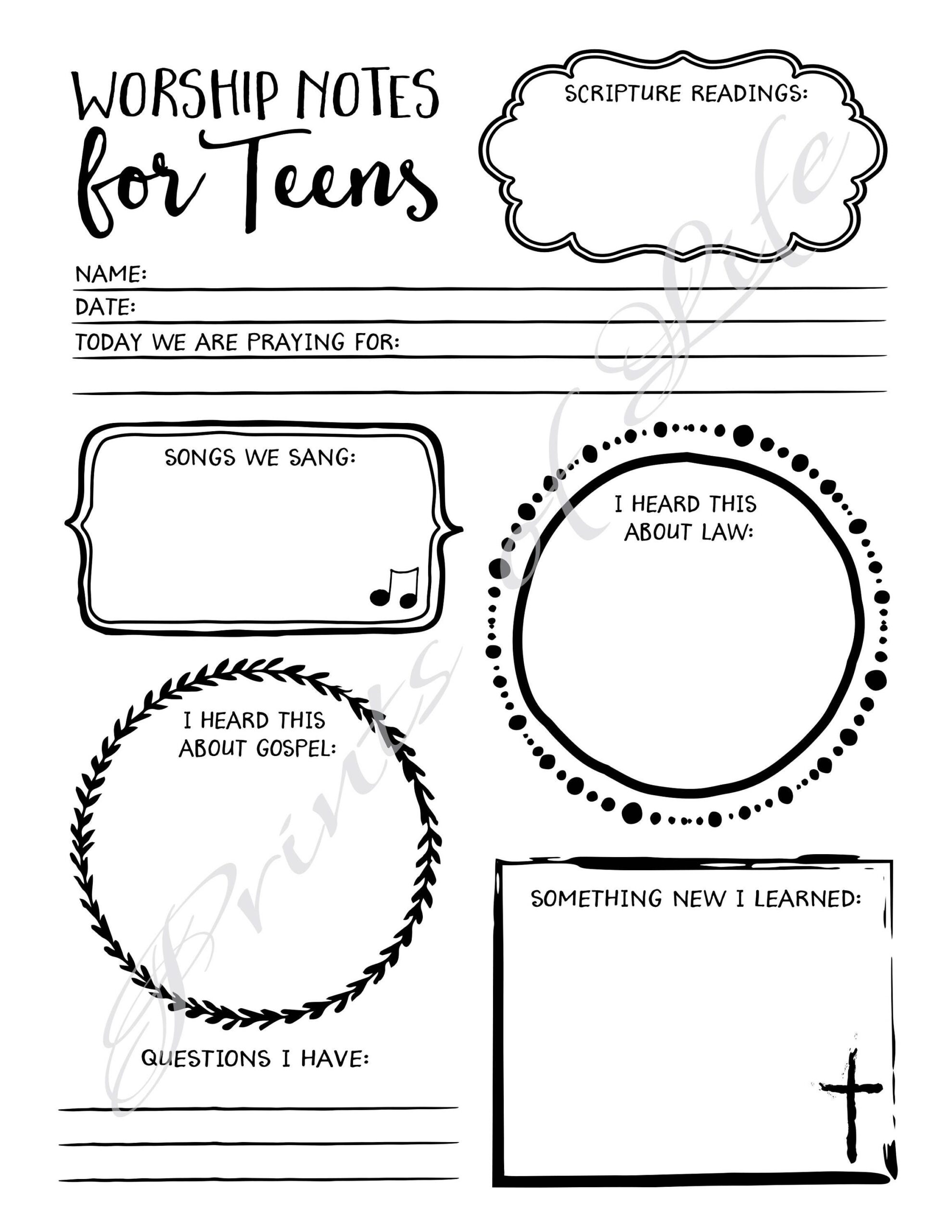 Printable Bible Lessons For Youth