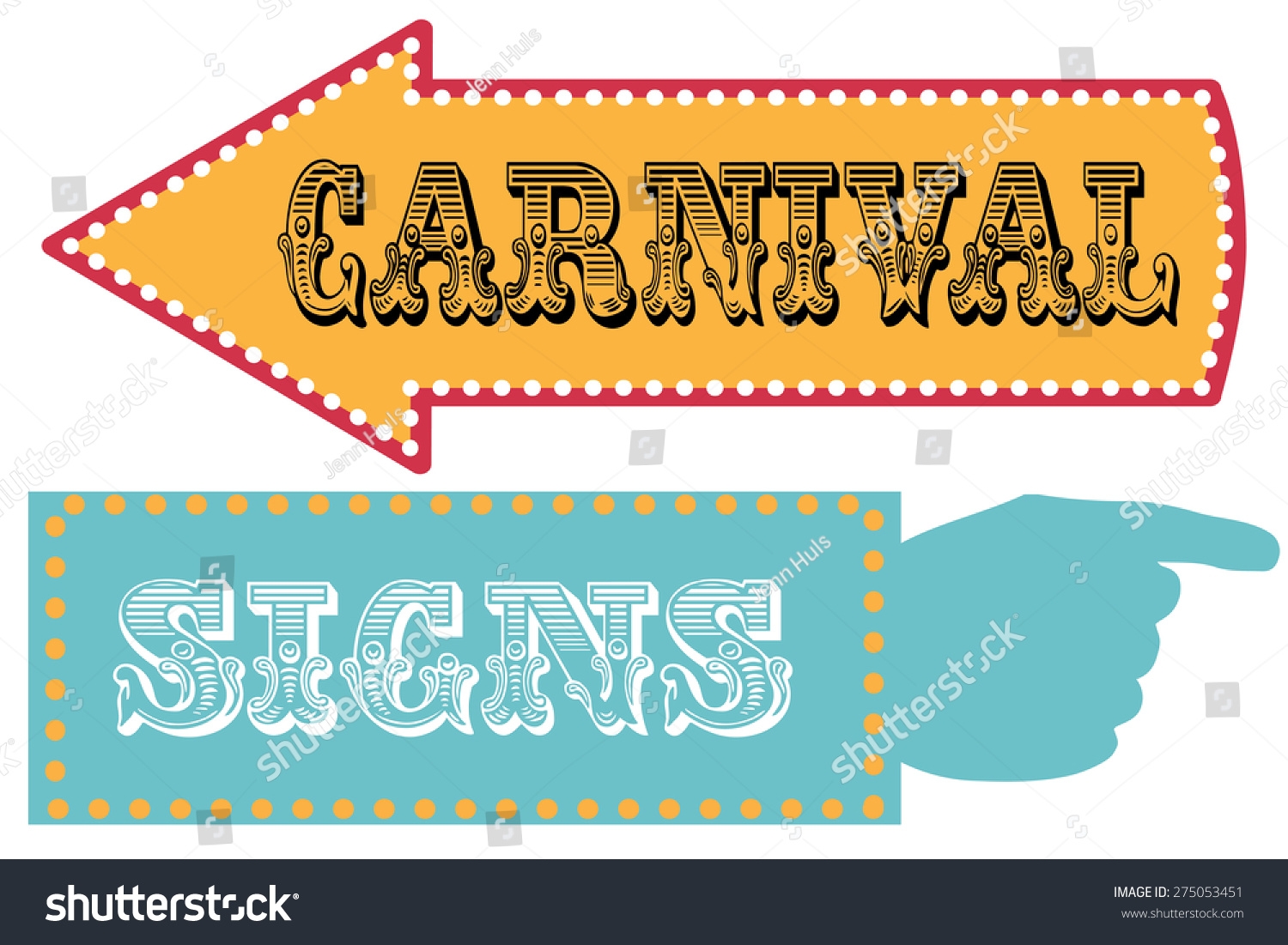 Free Printable Carnival Directional Signs