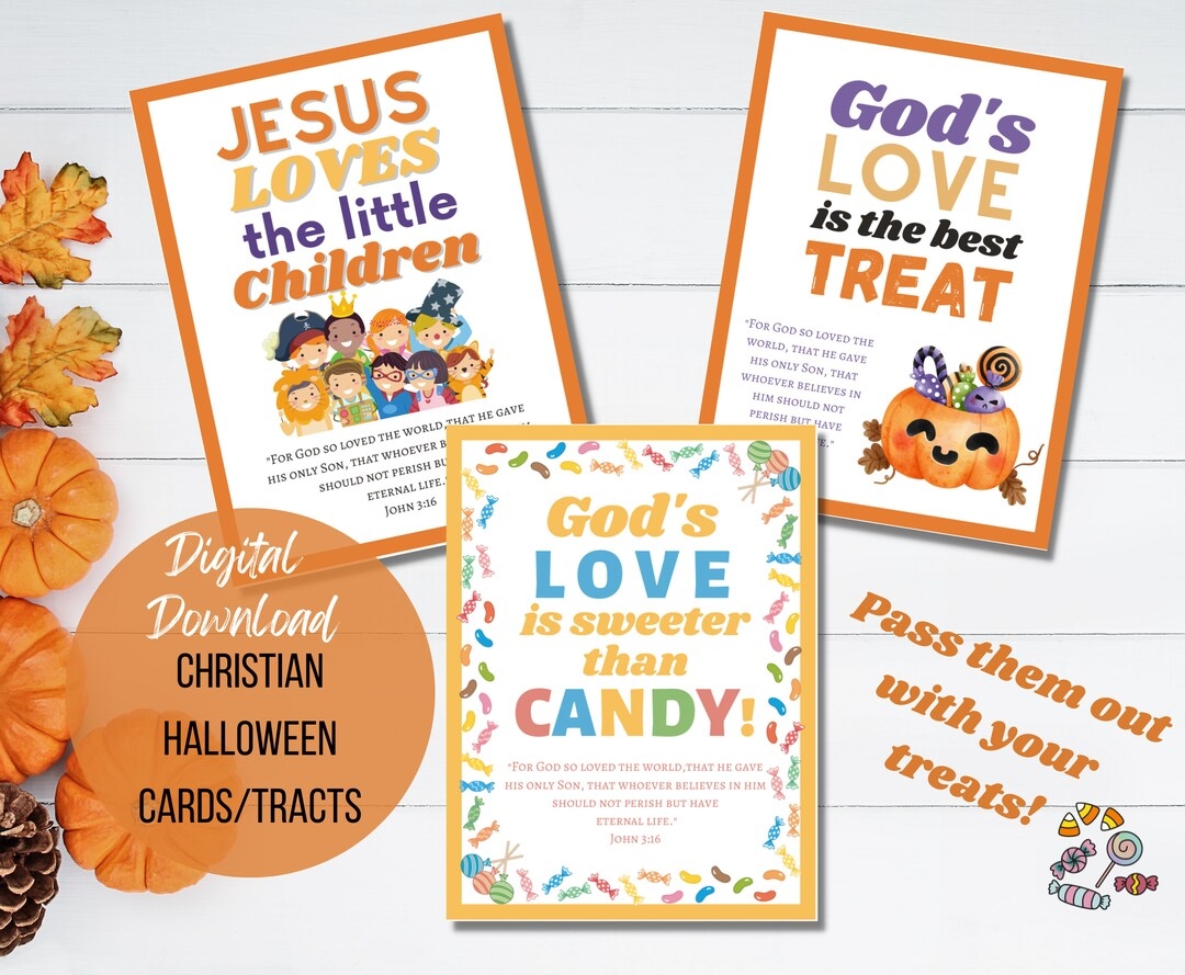 Printable Postcards For Christian Halloween