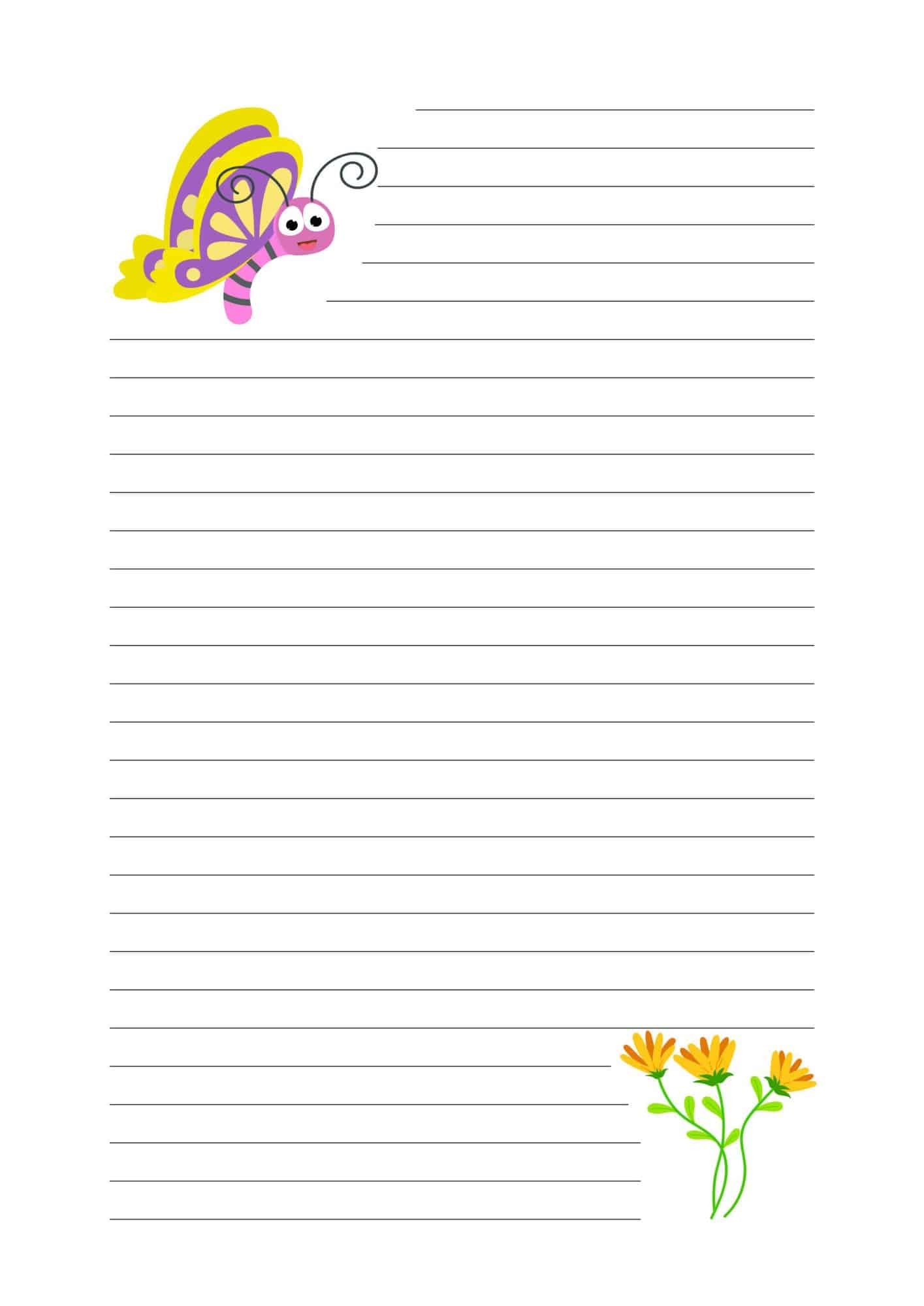 Free Printable Stationary With Lines