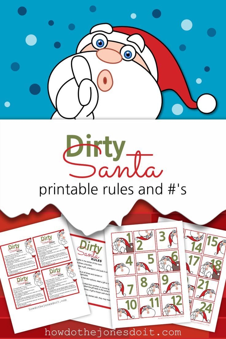 Dirty Santa Gift Exchange Game Rules s PDF 
