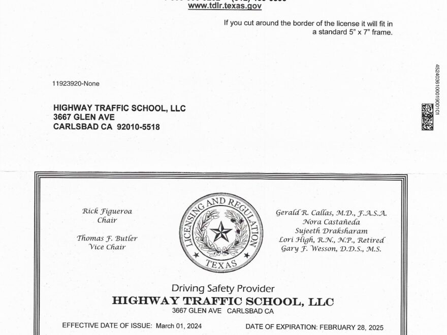 Dismiss Texas Traffic Tickets With Our Online Driving Course