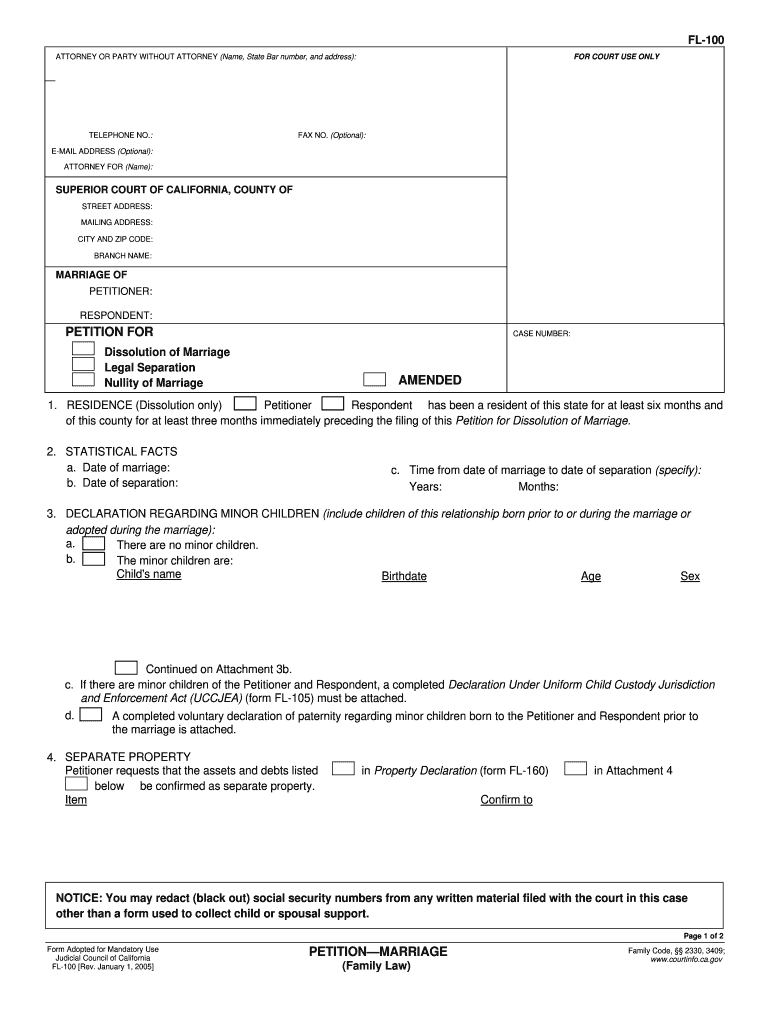 Divorce Forms Pdf Fill Out Sign Online DocHub