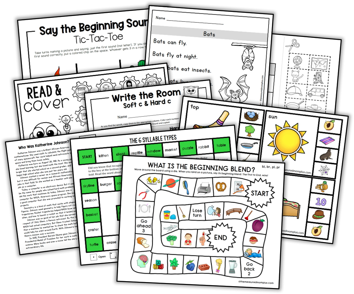 Printable Reading Games For 2Nd Grade