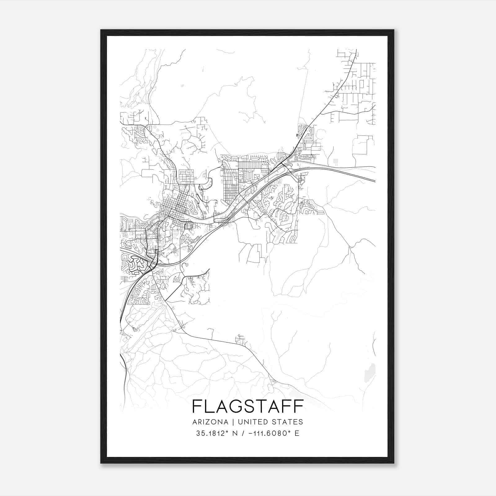 Printable Map Of Flagstaff Az