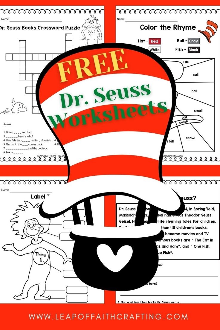 Free Printable Dr Seuss Worksheets