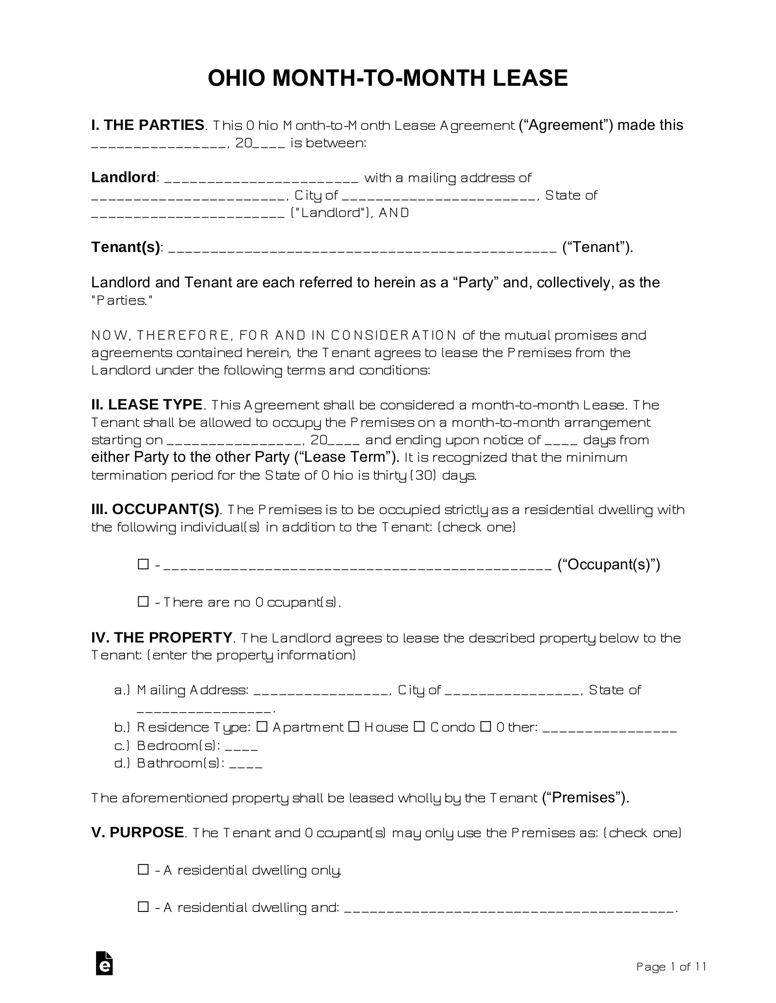 Eviction Notice In Hamilton Ohio Printable