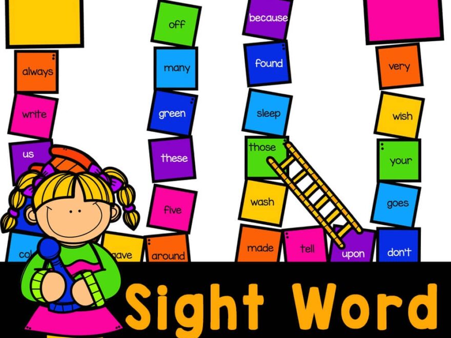 Free Printable 2nd Grade Sight Words Game