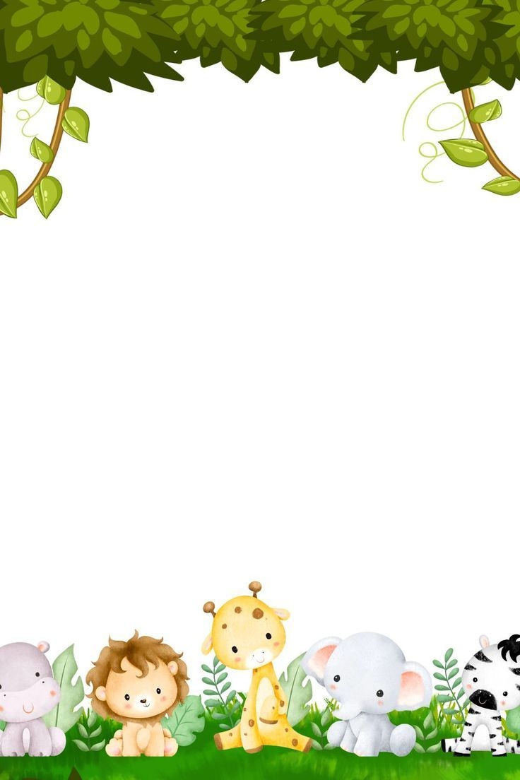Jungle Theme Birthday Invitations Free Printable