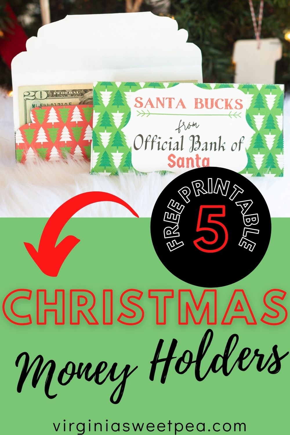 Free Printable Christmas Money Holders Sweet Pea