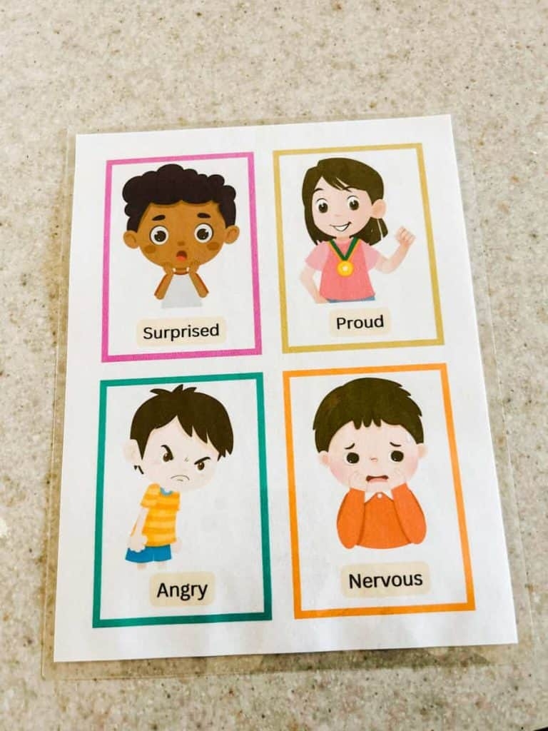 Free Printable Emotions Flashcards For Kids With Game Ideas Fox Farm Home
