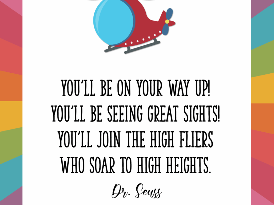 FREE Printable Posters With Dr Seuss Quotes For Kids