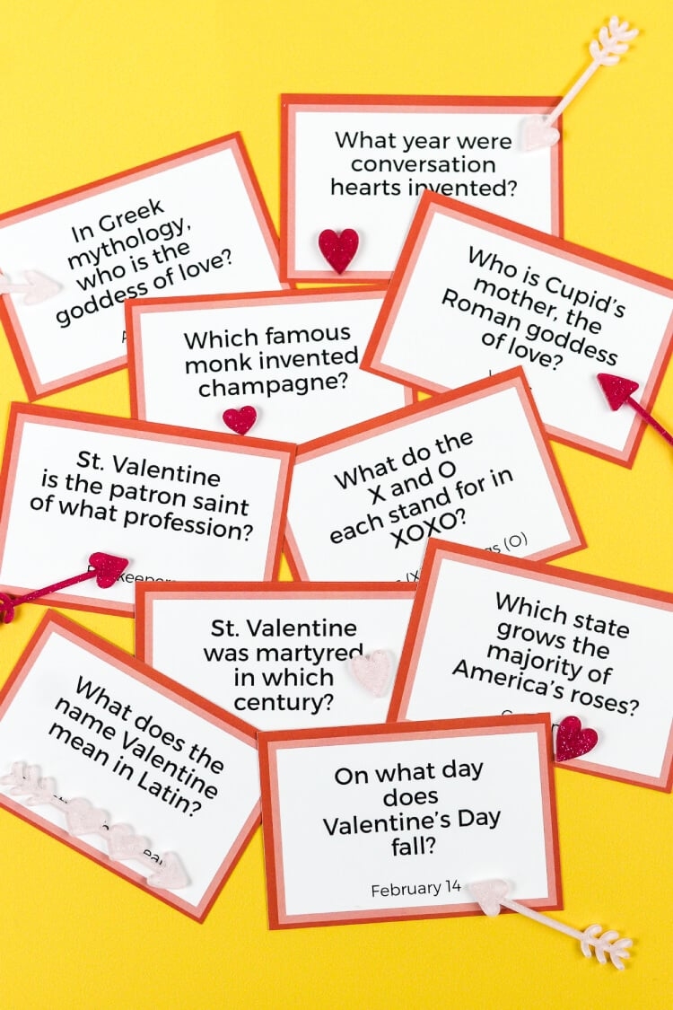 Free Printable Valentine s Day Trivia Questions And Answers