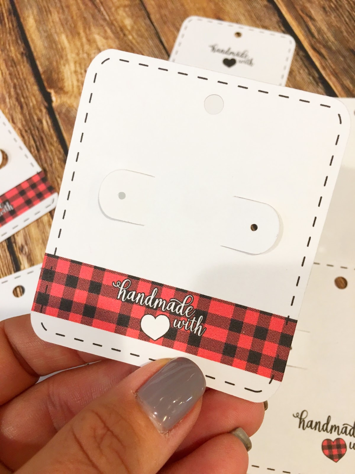 Free Silhouette Earring Card Templates Set Of 8 Silhouette School