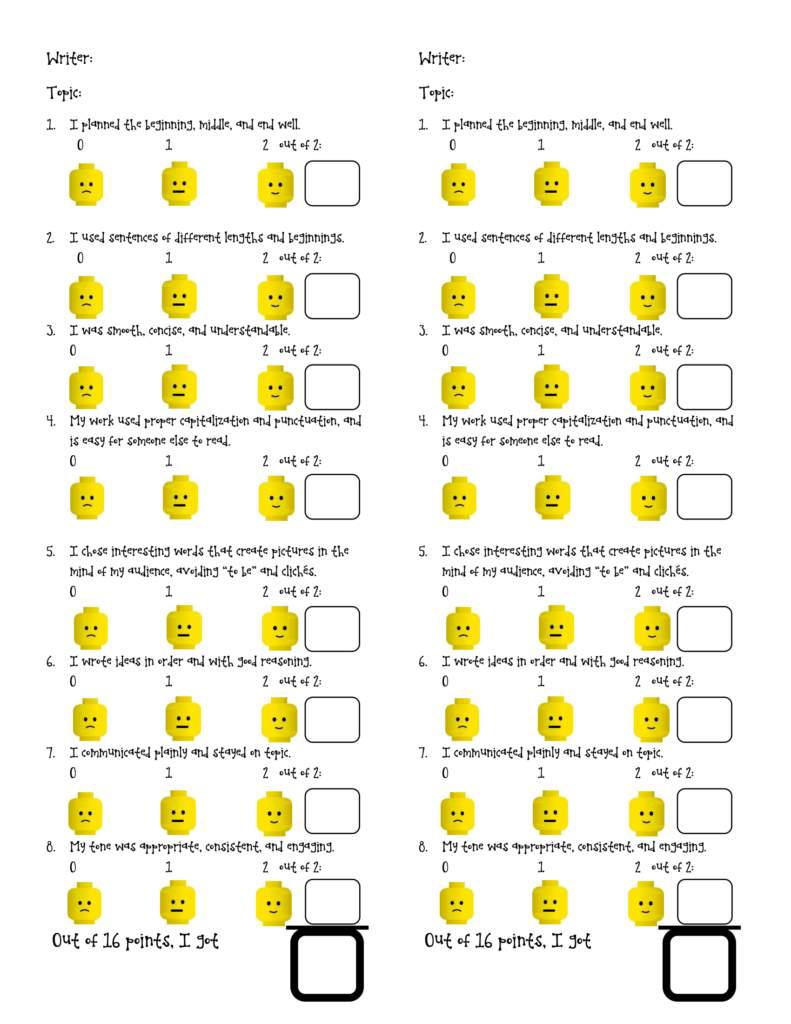 FREEBIE FRIDAY For Educators Peer Evaluation writer s Workshop Rubric THE AWKWARD MOM