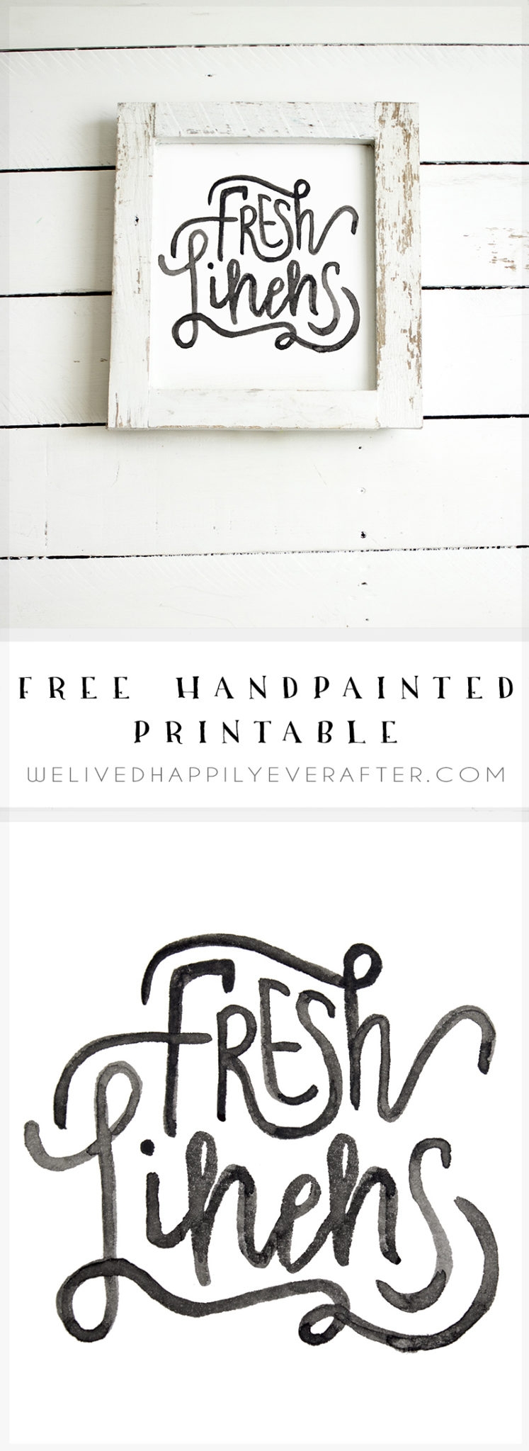 Free Farmhouse Laundry Room Printables