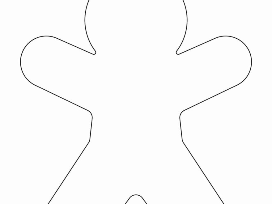 Gingerbread Man Template Free Printable Childhood Magic