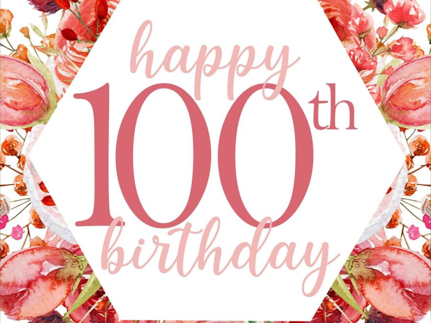 Happy 100th Birthday BirthdayAlarm