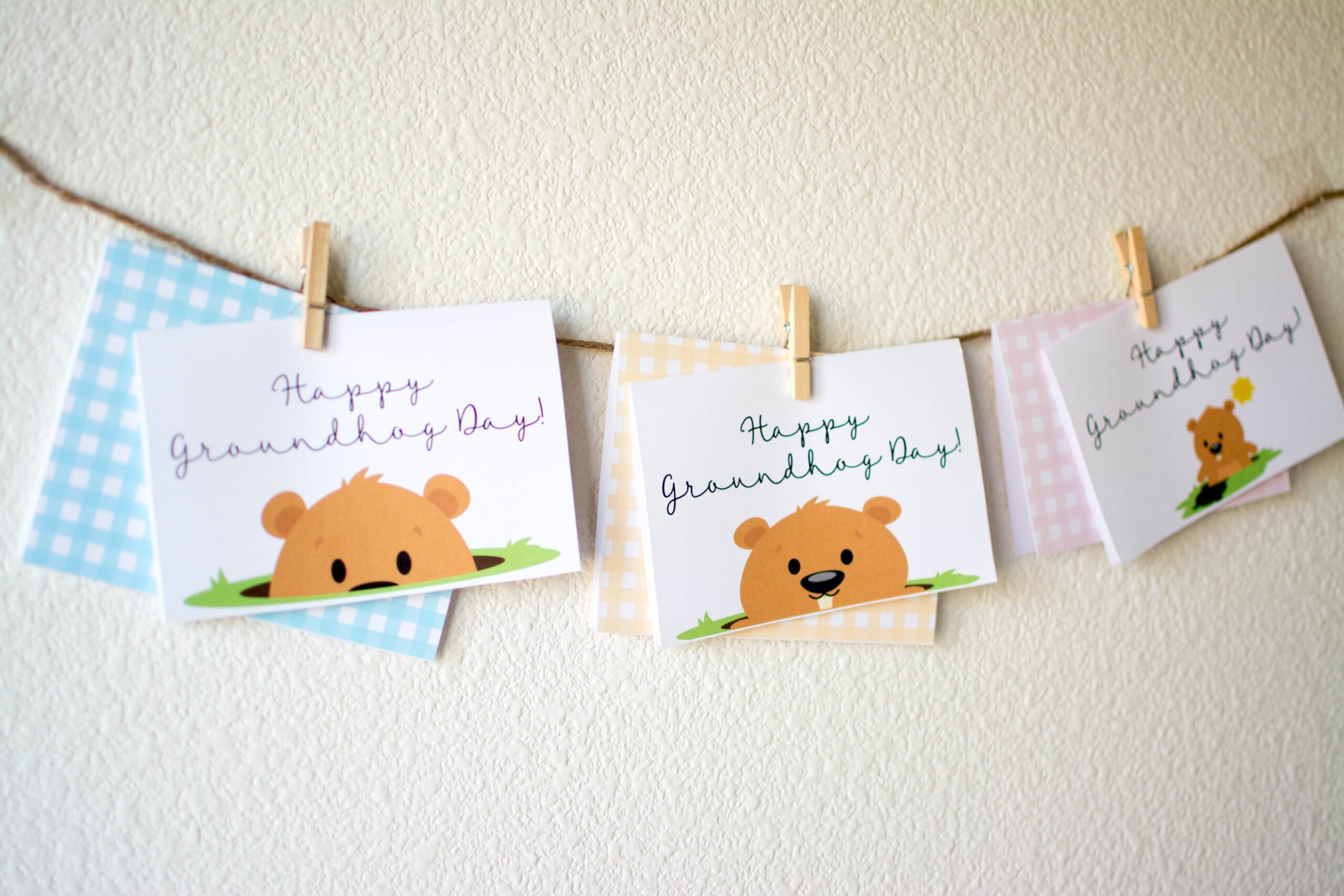 Happy Groundhog Day Cards